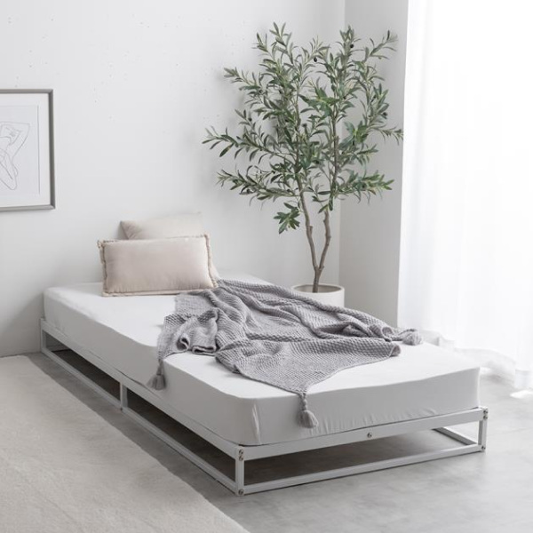 ホワイト【オリジナルポケットコイルマットレス付】