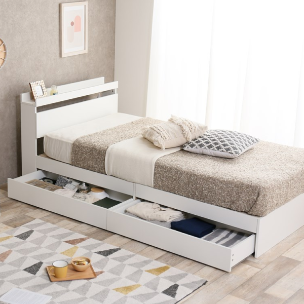 ホワイト【超高密度ハイグレードポケットコイル】